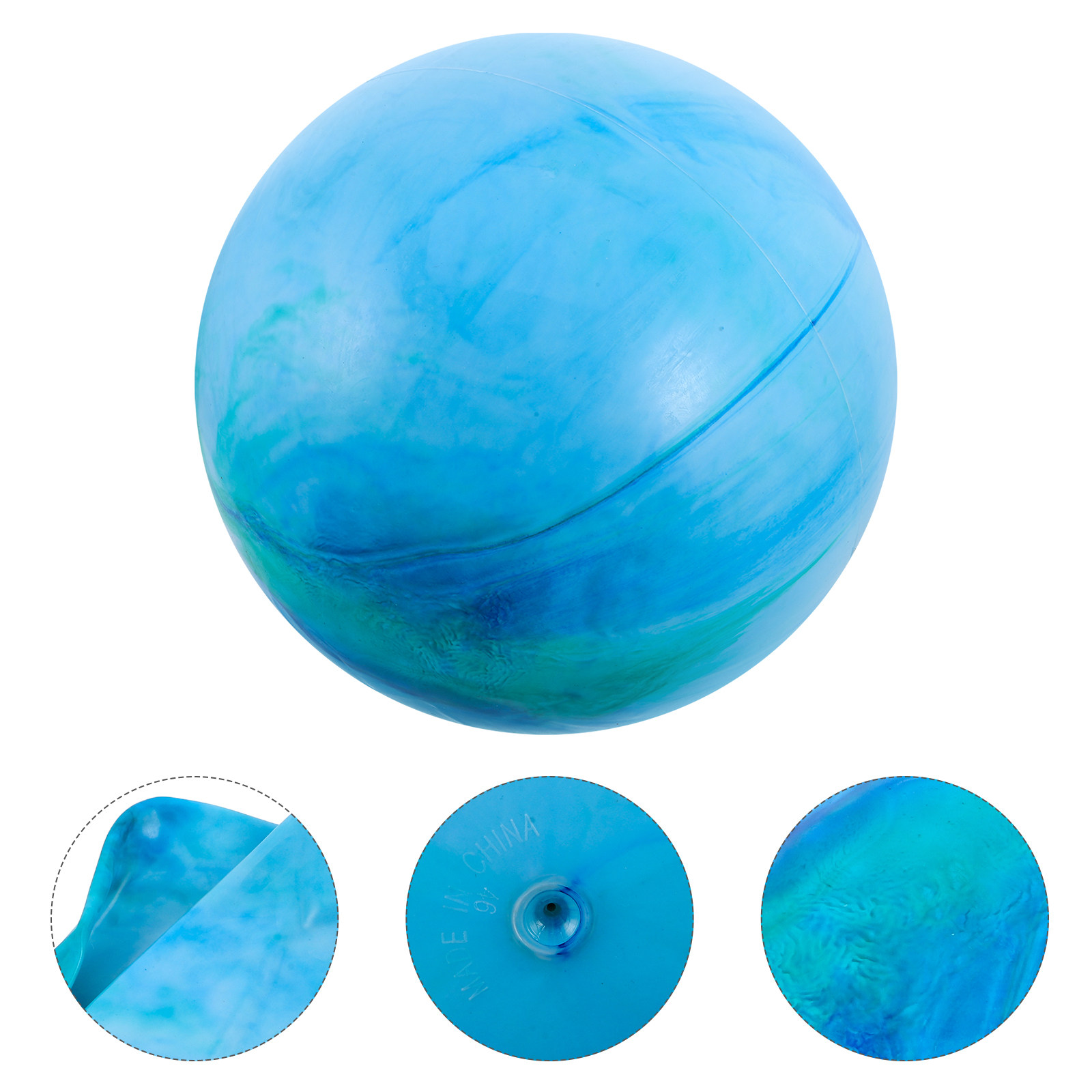 Pilates Yoga Ball Exercises - 3個セット 小型ヨガピラティスボール 14インチ インフレータブルフィットネスエクササイズボール コアバランス安定性トレーニング器具