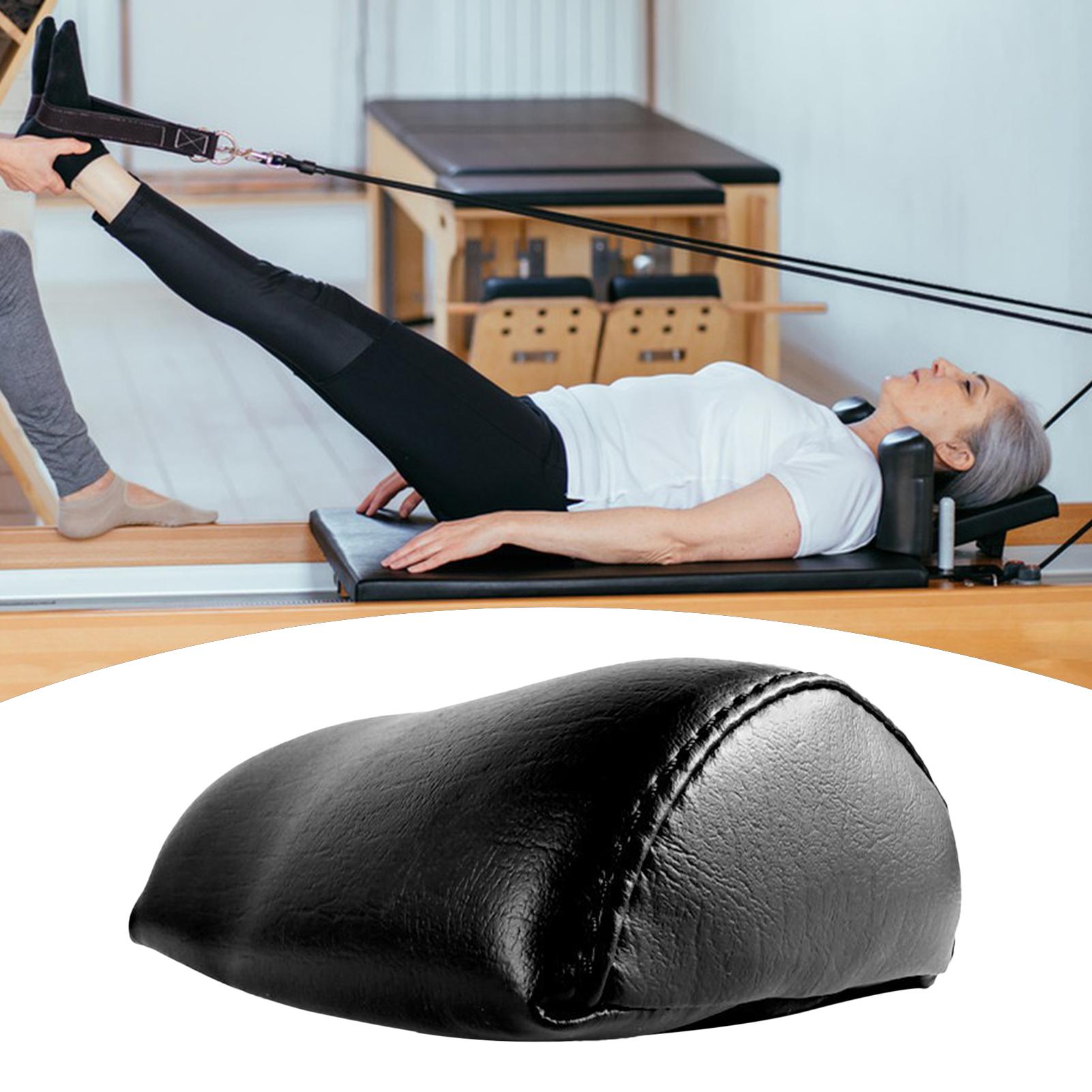 Pilates Yoga Home Workout - 人間工学に基づいたピラティス用ヘッドピロー、ヨガマット用ワークアウトサポートクッション、ホームジムや寮で快適なヘッドレスト