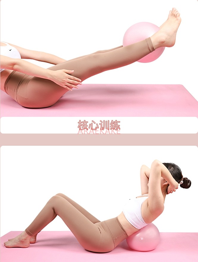Pilates Yoga Ball Exercises - ヨガボール、フィットネスボール、ピラティスボール、大人子供の感覚トレーニングエクササイズ、妊婦の助産