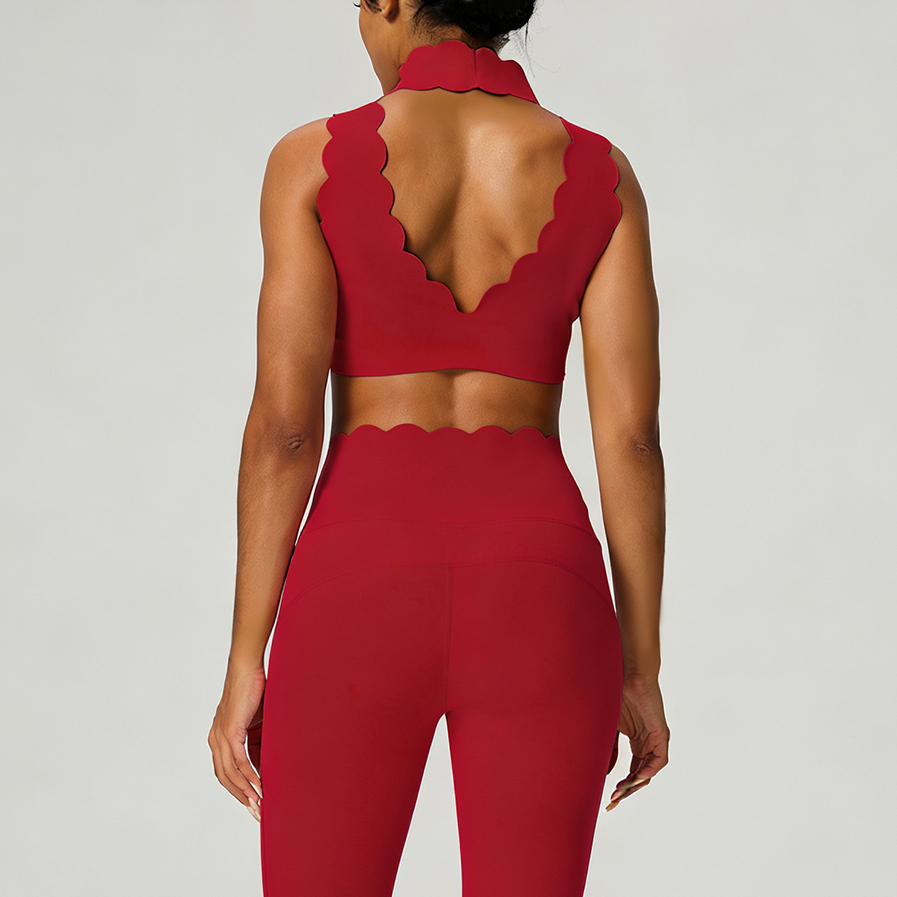 リピート購入 - オープンバックデザインの女性用ヨガベスト - Pilates Yoga Jacket のレビューと価格