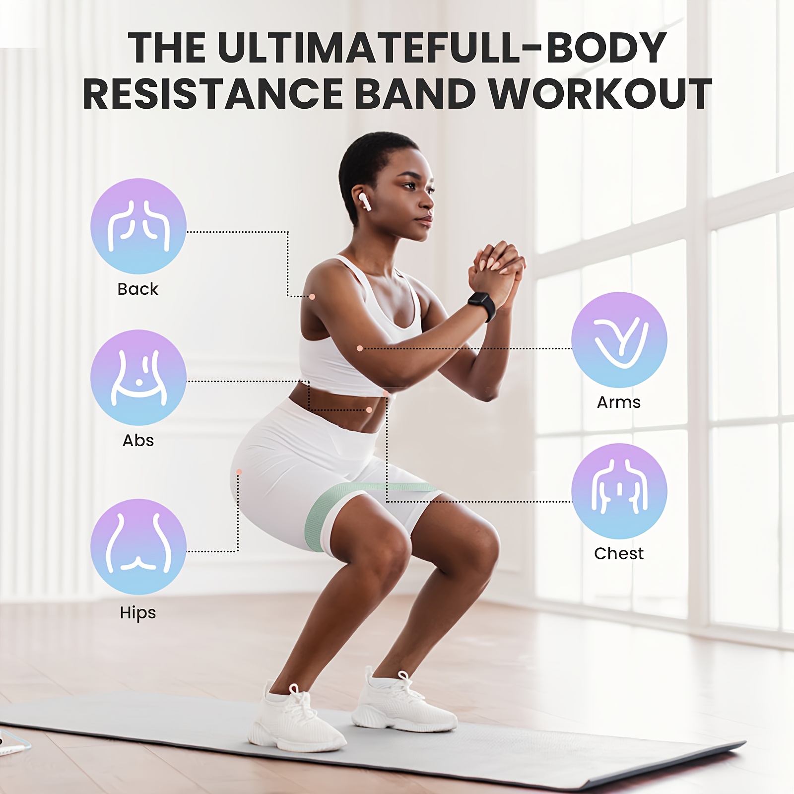 ウェイト付きフィットネスレジスタンスバンド1個/4個、体幹強 - Pilates Yoga Board のレビューと価格