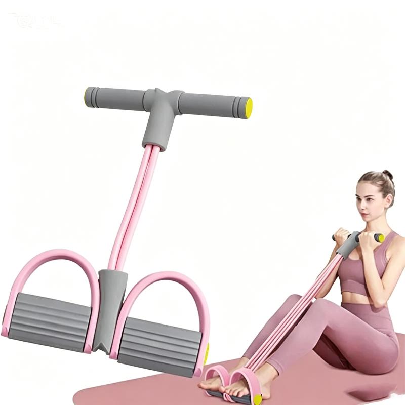 新しい4チューブ抵抗バンド ヨガペダルプーラー エラスティッ - Pilates Yoga Board のレビューと価格