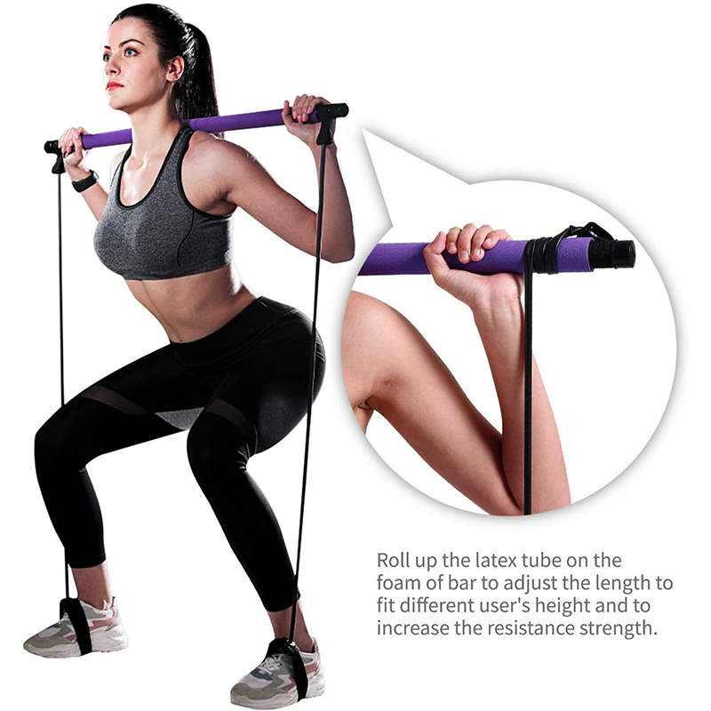 Crossfit,ヨガ,フィットネス,ポータブルロープ用の新 - Pilates Yoga Home Workout のレビューと価格