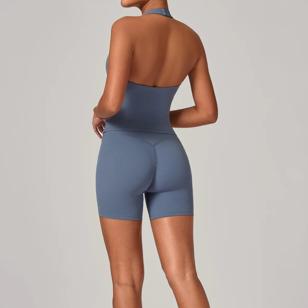 2ピース レディース ジム ジョギング スポーツセット ハイ - Pilates Yoga Jacket のレビューと価格