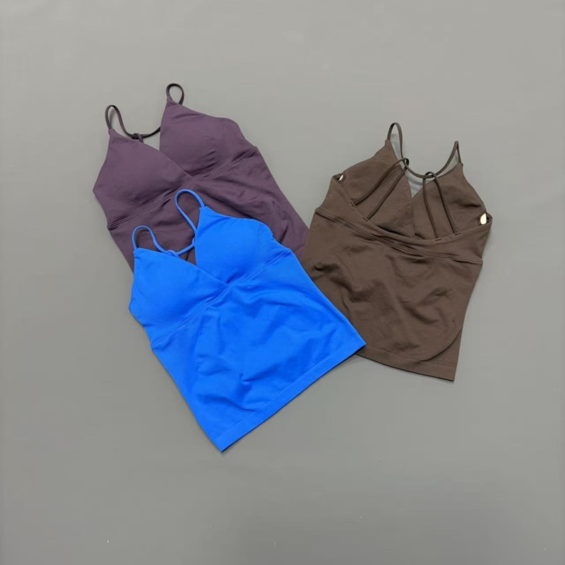 ビジョントゥイストフロントロングライントップ女性用ホルターV - Pilates Yoga Jacket のレビューと価格