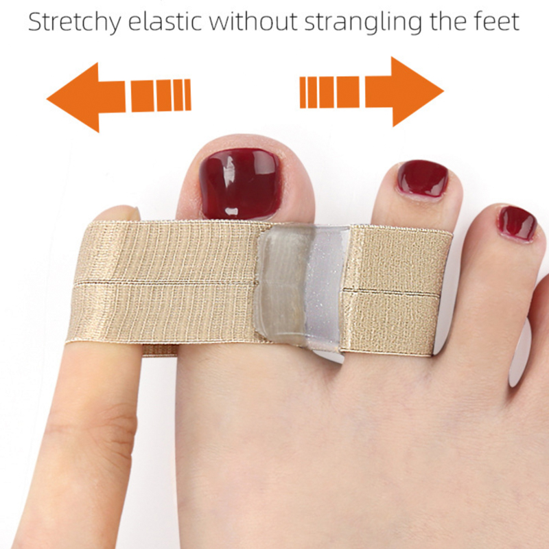 外反母趾の予防と親指の重なりを防ぐためのデュアルホールトゥセ - Toe Separator Silicon のレビューと価格