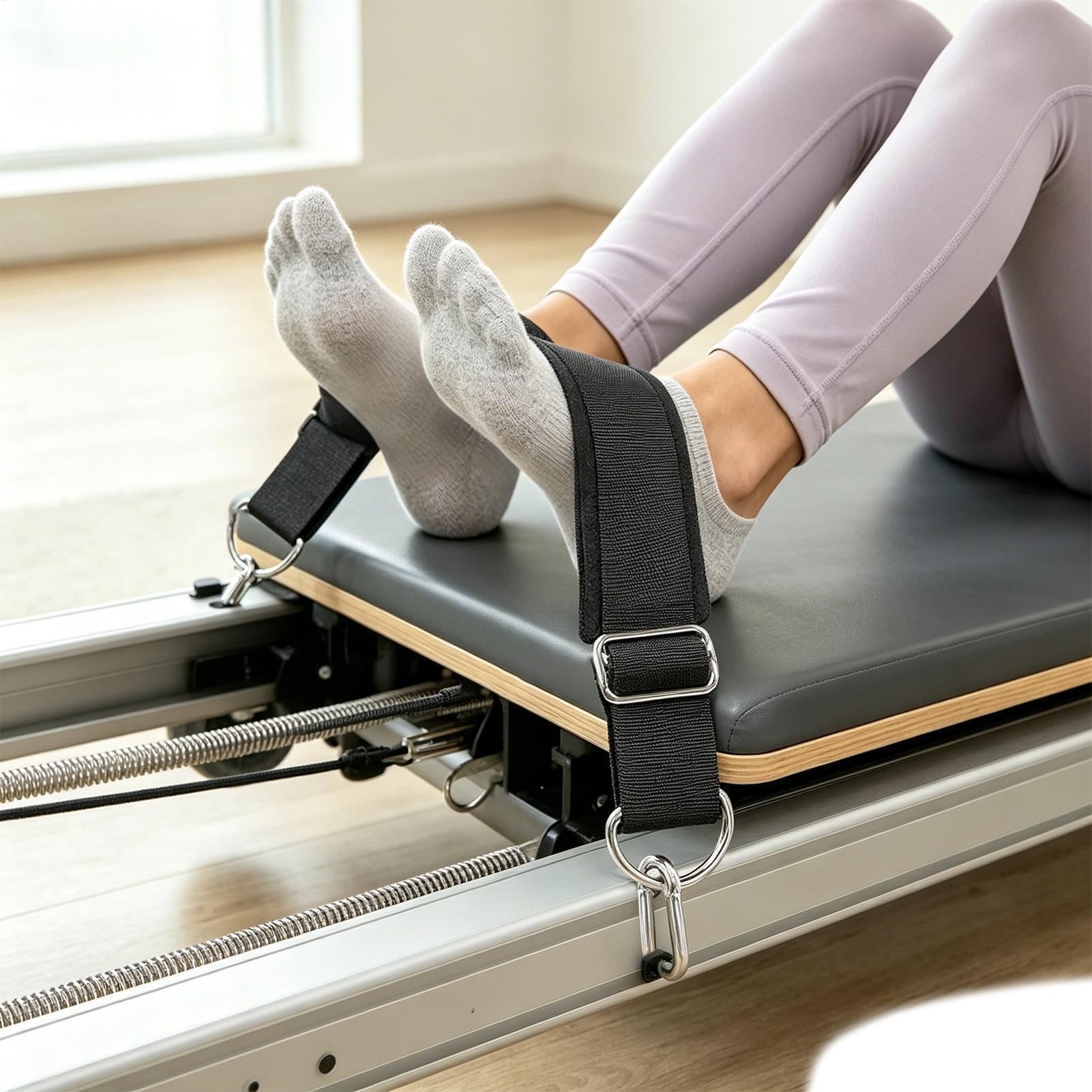ピラティスフットストラップ厚みのある調節可能な滑り止め高耐久 - Pilates & Yoga With Katja Youtube のレビューと価格