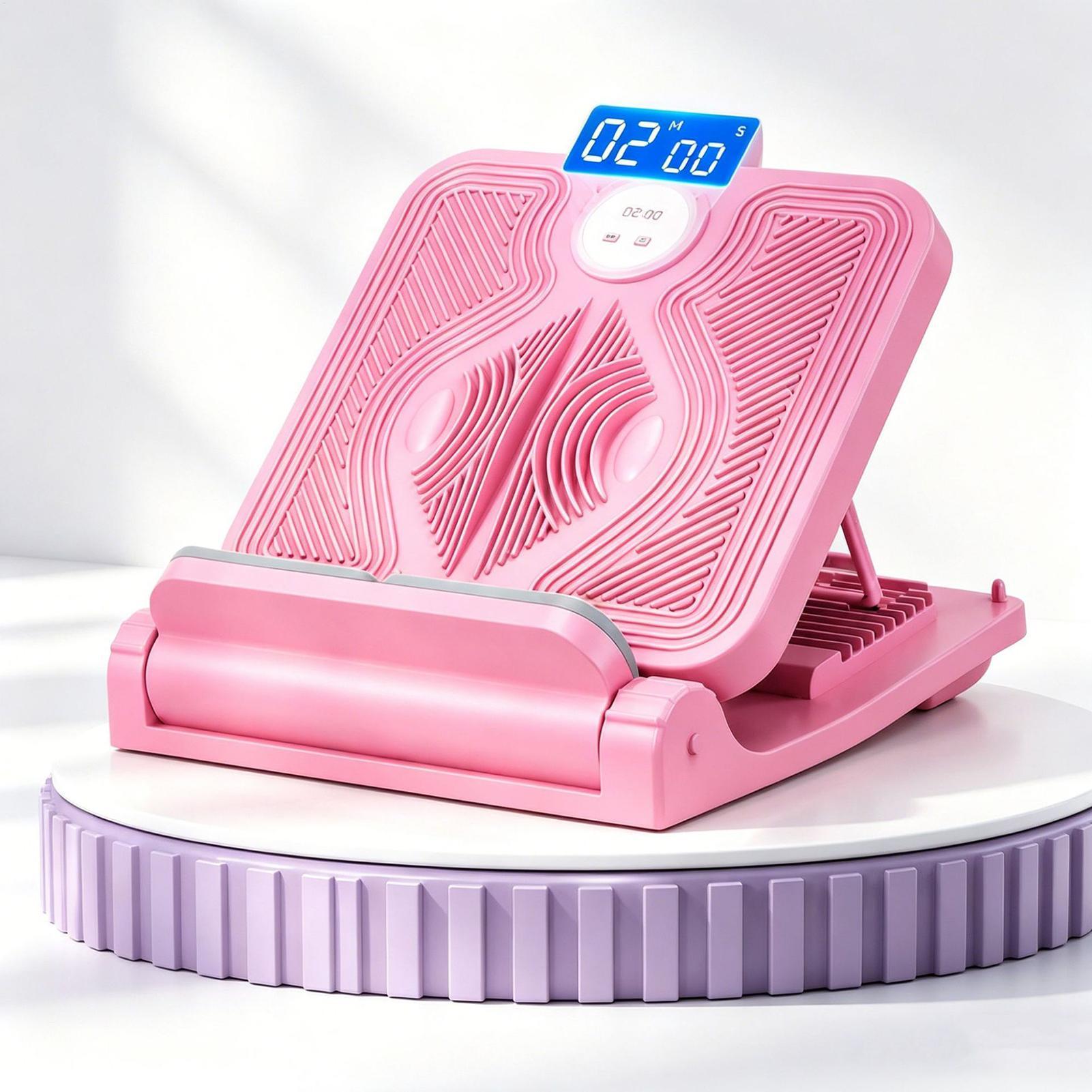 調節可能な滑り止め付きふくらはぎストレッチボード、タイマー付 - Pilates Yoga Board のレビューと価格