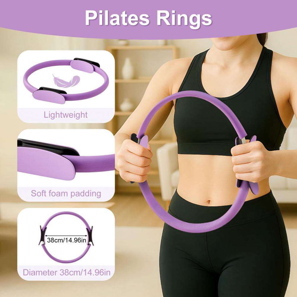 女性ヨガフィットネスリングサークルピラティス女性ガールエクサ - Pilates Yoga Home Workout のレビューと価格