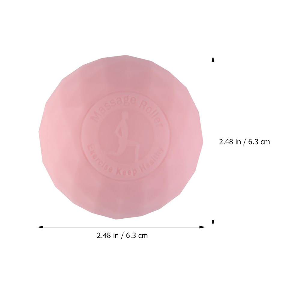 1個入り高密度コア弾性シリコンマッサージボール、耐破損性フッ - Pilates Yoga Ball Exercises のレビューと価格
