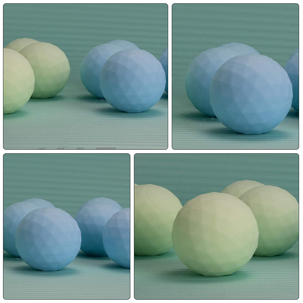 1個入り高密度コア弾性シリコンマッサージボール、耐破損性フッ - Pilates Yoga Ball Exercises のレビューと価格