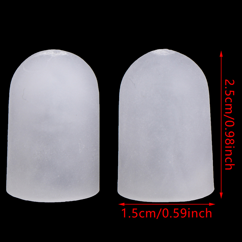 新しい2個入りシリコンゲル小指用チューブ、魚の目、水ぶくれ矯 - Toe Separator Silicon のレビューと価格