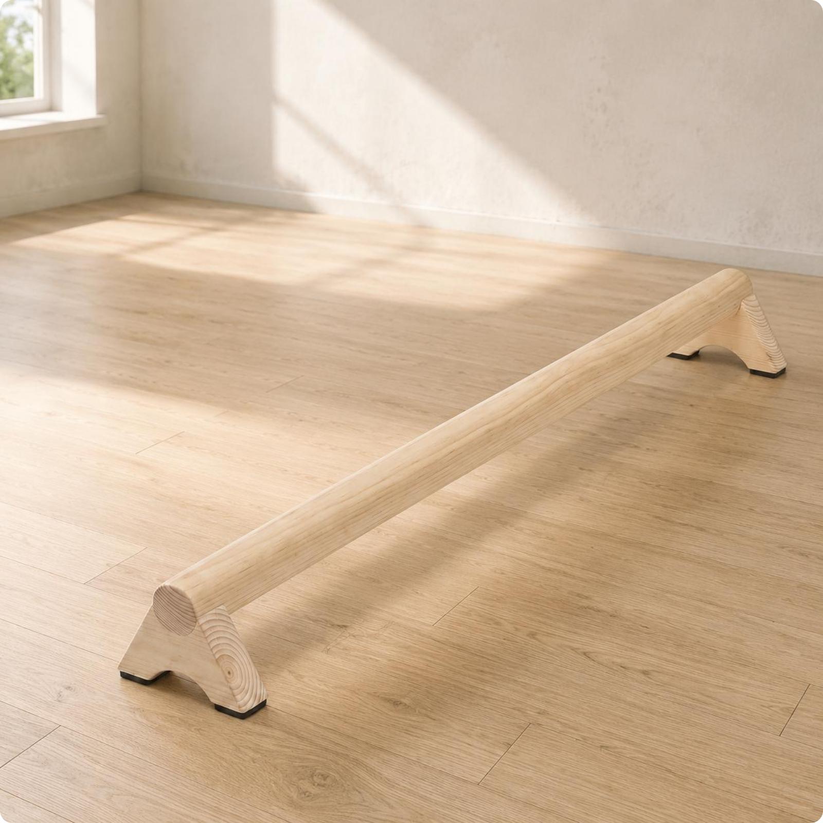 バランスビームトレーナー木製エクササイズボード ジム、家庭、 - Pilates Yoga Board のレビューと価格