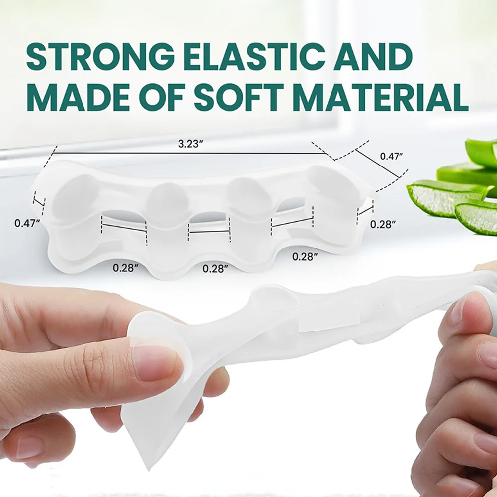 シリコン製の足指セパレーター、外反母趾の矯正と足指の修復、足 - Toe Separator Silicon のレビューと価格