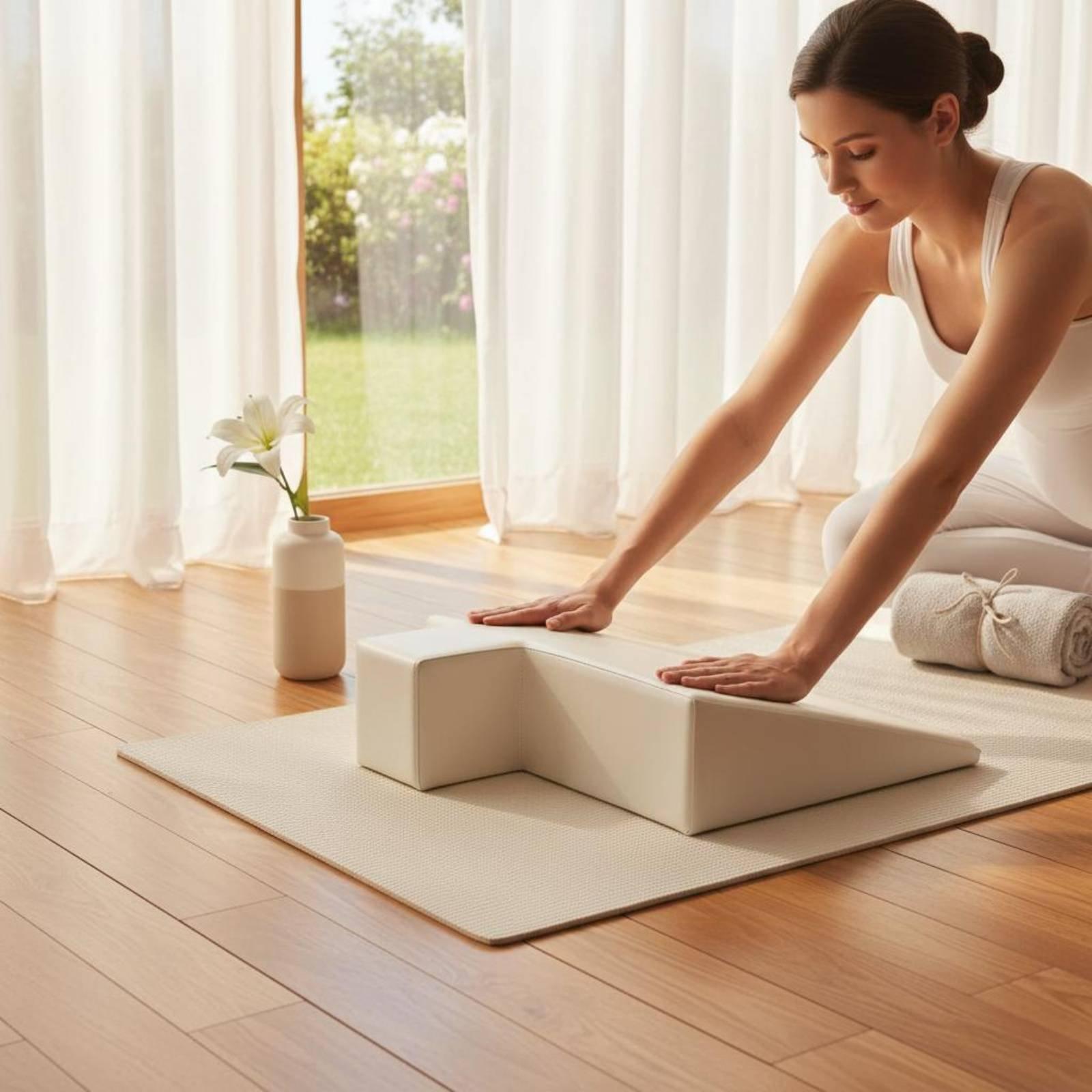 マタニティサポートクッション高密度フォームエクササイズピロー - Pilates & Yoga With Katja Youtube のレビューと価格