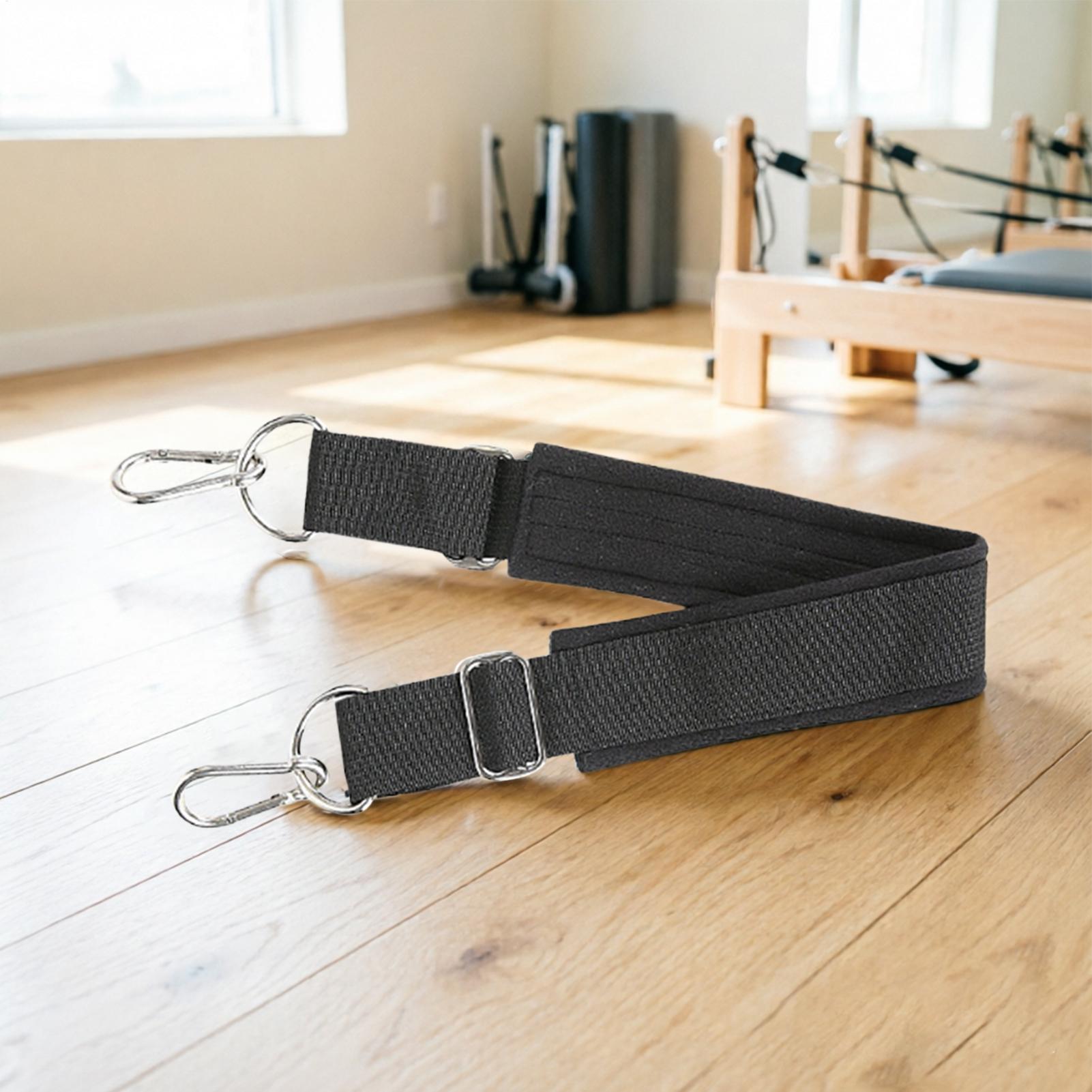 リフォーマーフットストラップ ダブルループ 厚手 滑り止め  - Pilates & Yoga With Katja Youtube のレビューと価格